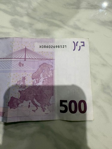 Banconota 500 trichet - da, euro