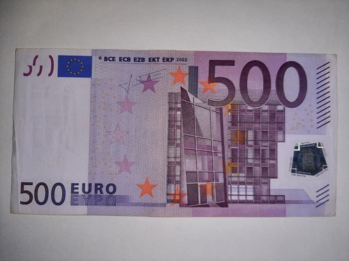 Banconota 500 euro - da, trichet