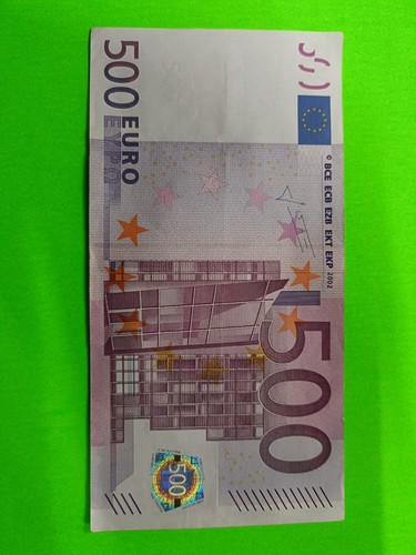 Banconota 500 euro 2002 rara - banconota,