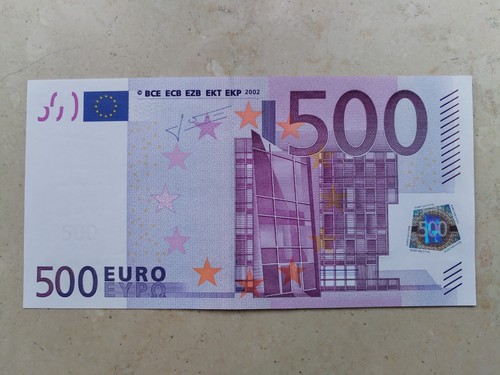 Banconota 500 euro 2002 serie - banconota,