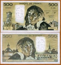 Francia, 500 franchi, 1981