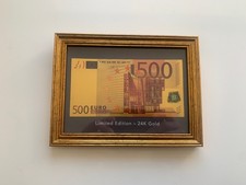 Banconota 500 euro placcata