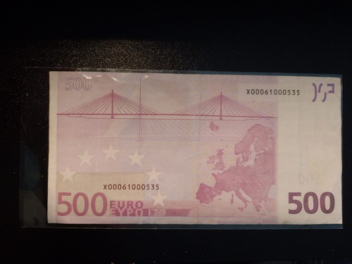 Banknote 500 euro very rare - euro,