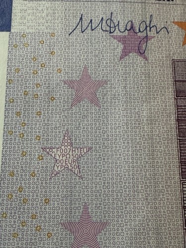 Banconota 500 euro mario - 500,