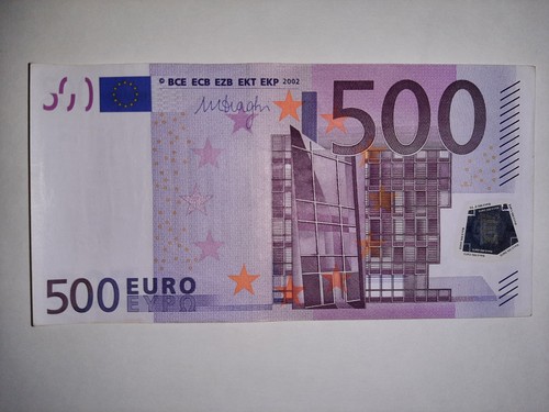 Banconota 500 euro draghi - da,