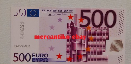 500 euro banconota facsimile - 500,