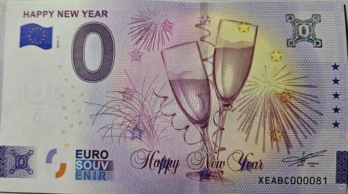 Banconota euro buon anno - banconota,