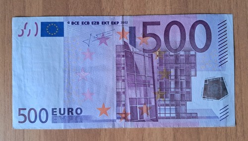 Banconota 500 euro 2002 - banconota, serie