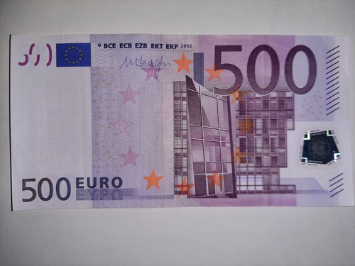 Banconota 500 euro draghi - 500,
