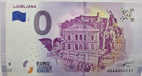 Banconota euro slovenia - 0,