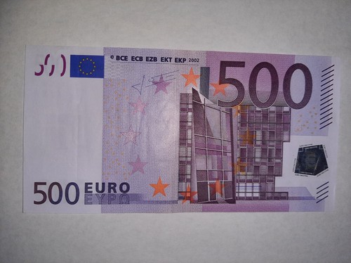 Banconota 500 euro trichet - banconota, da