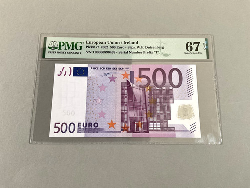 Unione europea 500 euro - europea, p-7t