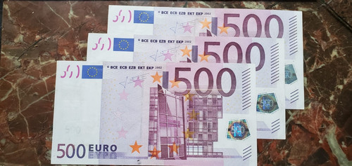 500 euro banknote - -, set