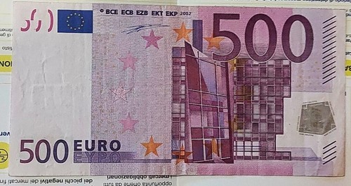 Banconota 500 euro serie - 500,