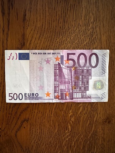 Banconota rara euro 500