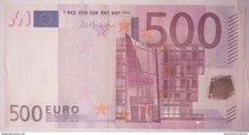 Banconota 500 Euro Firma
