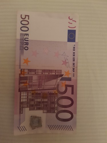 Banconota 500 euro 2002 serie - banconota,