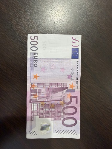 Banconota 500 euro serie - banconota, n