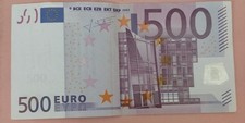 Banconota da 500 Trichet euro