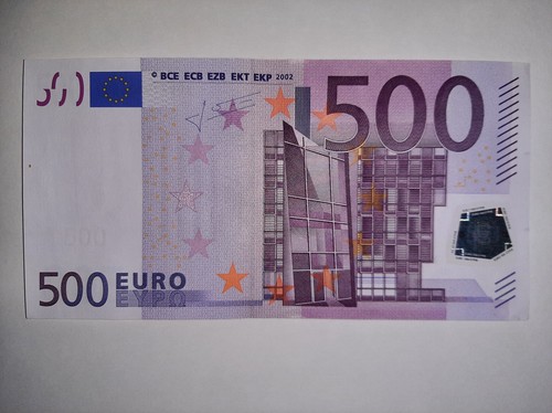 Banconota 500 euro trichet - banconota,