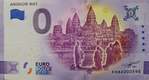 Banconota euro angkor wat - 0,