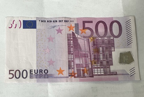Banconota 500 euro serie x00 - serie,