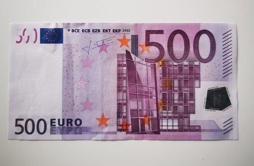Banconota 500 euro 2002 serie - banconota,