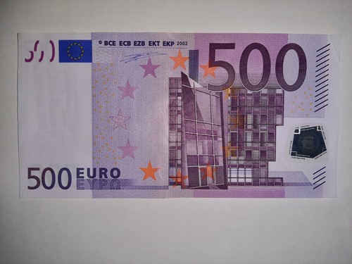 Banconota 500 euro - banconota, da