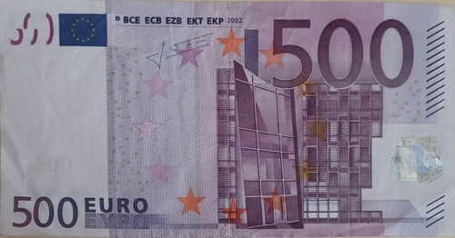 Banconota 500 euro - euro, 2002