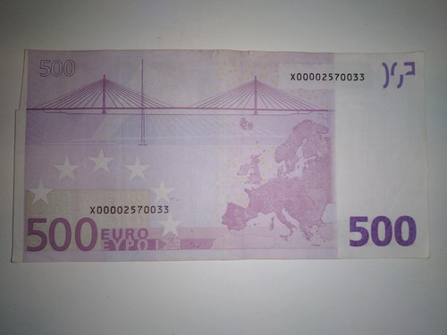 Banconota 500 euro - da,