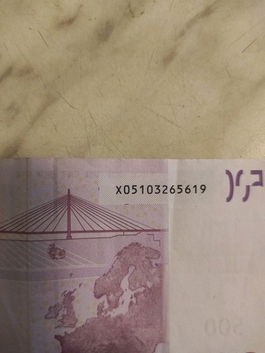 Banconota 500 euro - 500, trichet